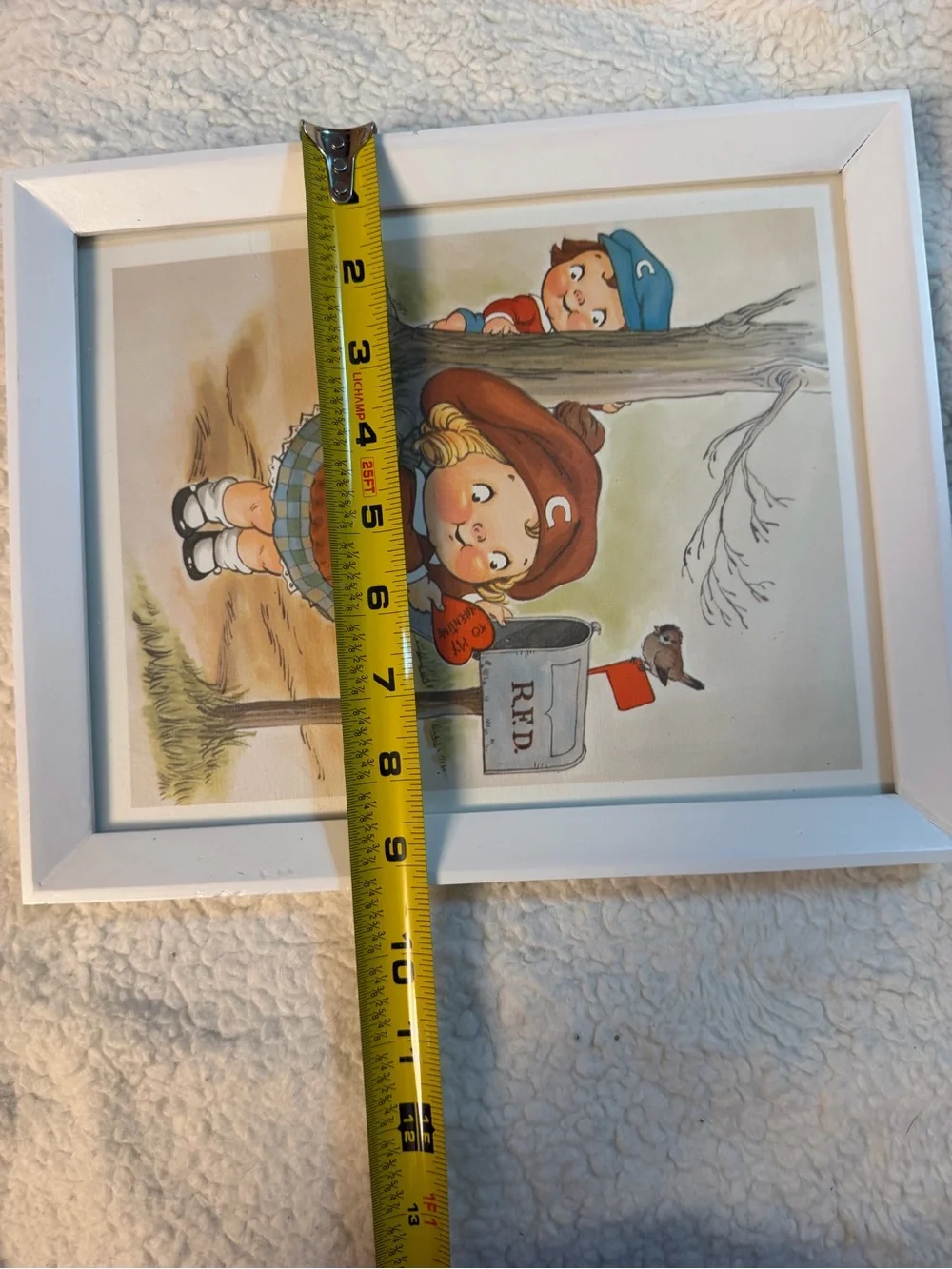 Campbell Soup Print “To My Valentine”. Framed.